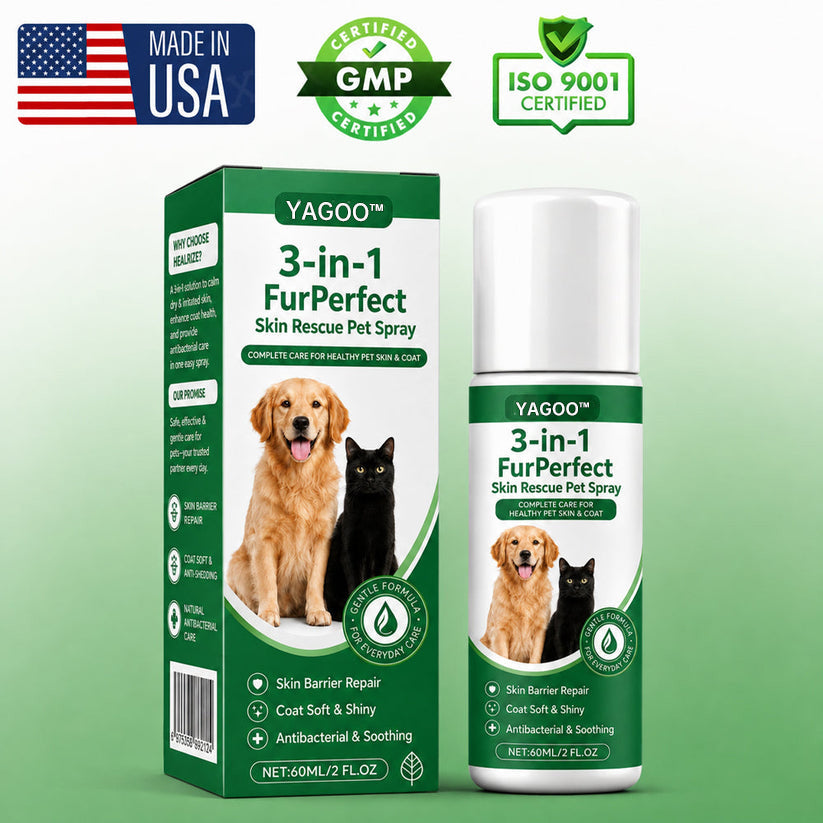 Yagoo® 3 in 1 FurPerfect Skin Rescue Pet Spray