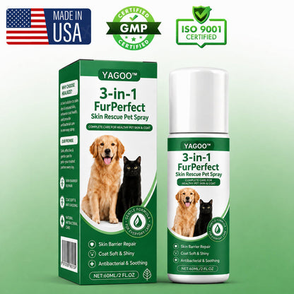 Yagoo® 3 in 1 FurPerfect Skin Rescue Pet Spray