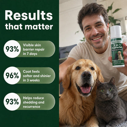 Yagoo® 3 in 1 FurPerfect Skin Rescue Pet Spray