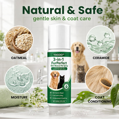 Yagoo® 3 in 1 FurPerfect Skin Rescue Pet Spray