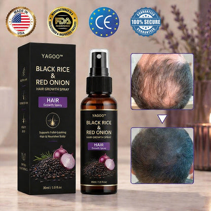 🔥Yagoo™ Black Rice & Red Onion Hair Growth Spray